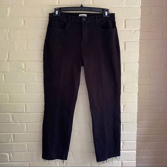 L'agence Black High Rise Skinny Cropped Jeans 27 - Picture 2 of 6
